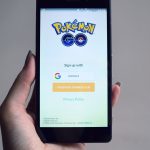 Anmeldung für "Pokémon GO" auf Smartphone