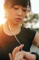 Smartwatch beim Sport