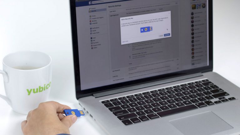 USB-Sicherheitsschlüssel der Firma Yubico