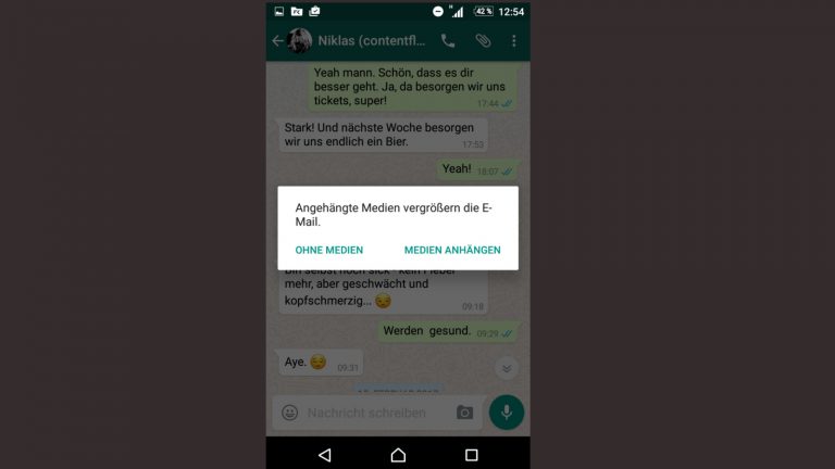 Angehaengte Medien