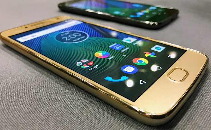 Moto G5 Plus auf dem MWC in Barcelona
