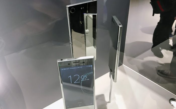 Sonys neue Oberklasse: Das Xperia XZ Premium Sony Xperia XZ Premium auf dem MWC 2017
