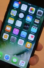 Großaufnahme iPhone Bildschirm