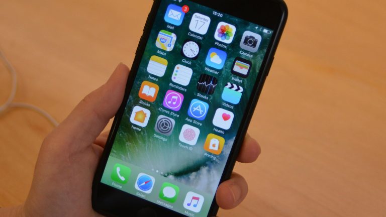 Großaufnahme iPhone Bildschirm