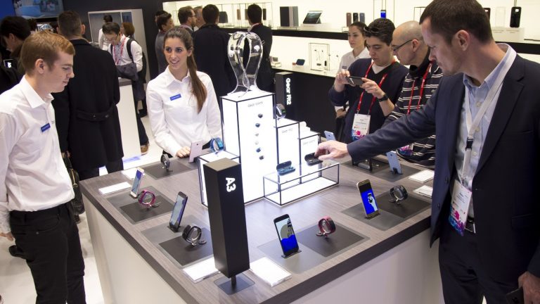 Samsung-Stand auf MWC 2017