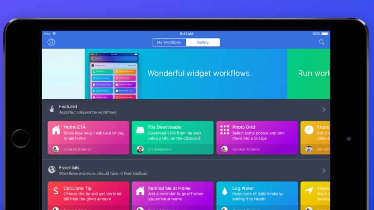 Screenshot Workflow-App