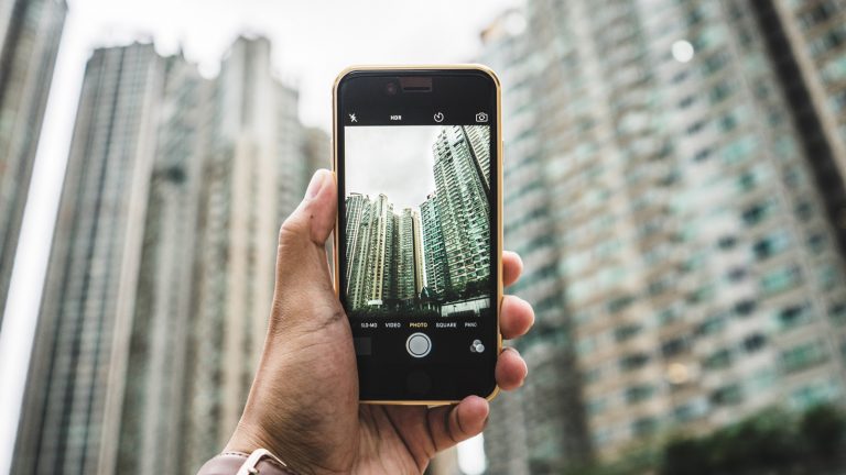 iPhone 6 fotografiert Hochhäuser
