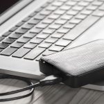 Externe Festplatte am Mac angeschlossen