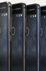 Nokia 6 in fünf verschiedenen Цвета(ов)