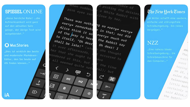 iA Writer Schreibprogramm fürs Tablet