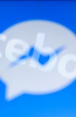 Das Symbol des Facebook-Messengers