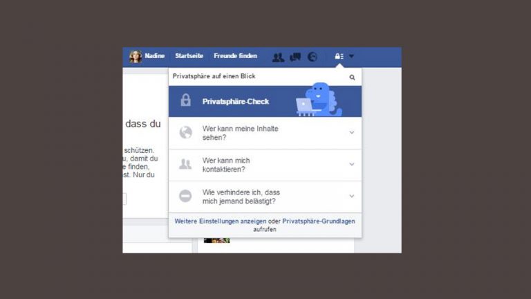 Facebook Privatsphaere Menü Facebook Privatsphaere Menü