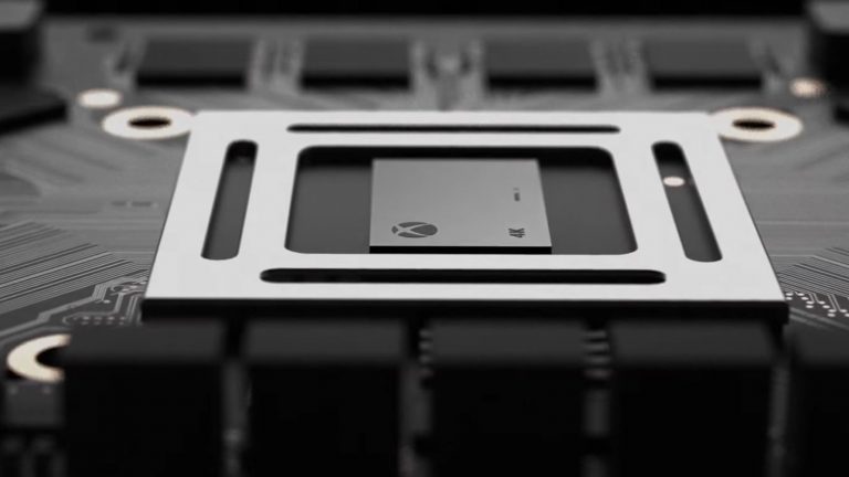 Ein Teil der neuen Microsoft-Konsole, die noch den Projektnamen Xbox Scorpio trägt