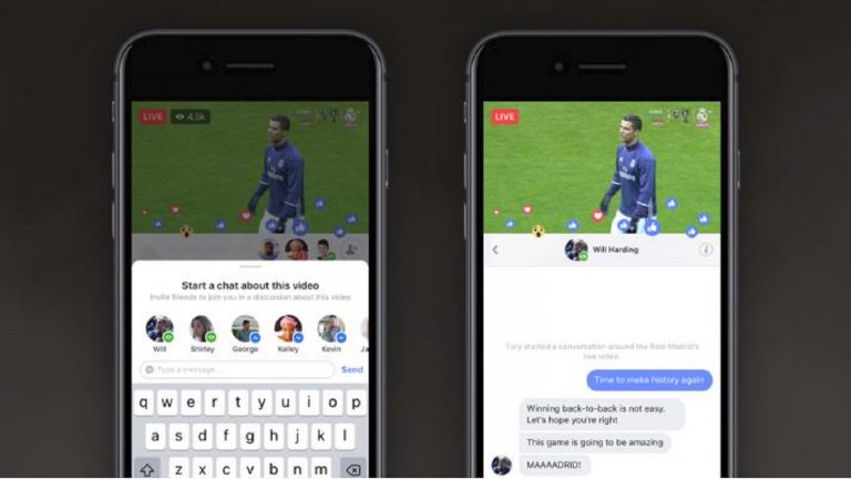 Die neue Chat-Funktion bei Facebook Live