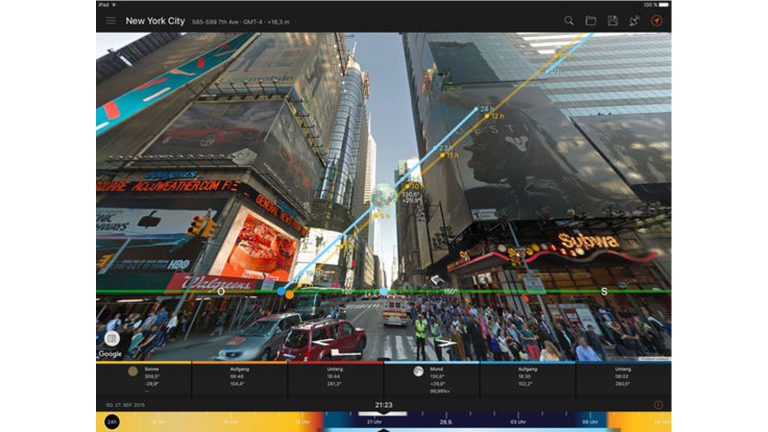 Foto-App Sun Surveyor Foto-App Sun Surveyor