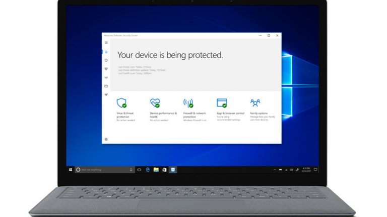 Laptop mit Windows 10