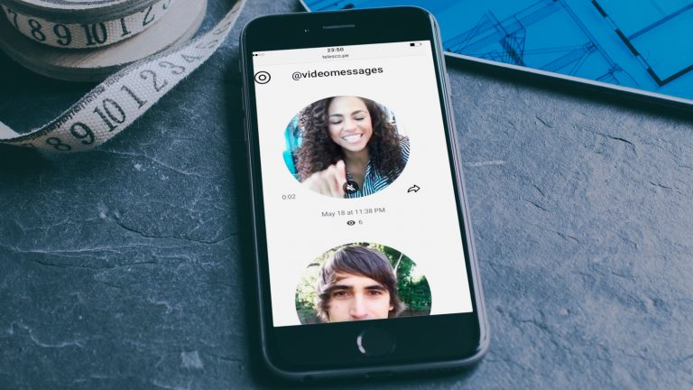 iPhone zeigt Telegram und Videonachricht