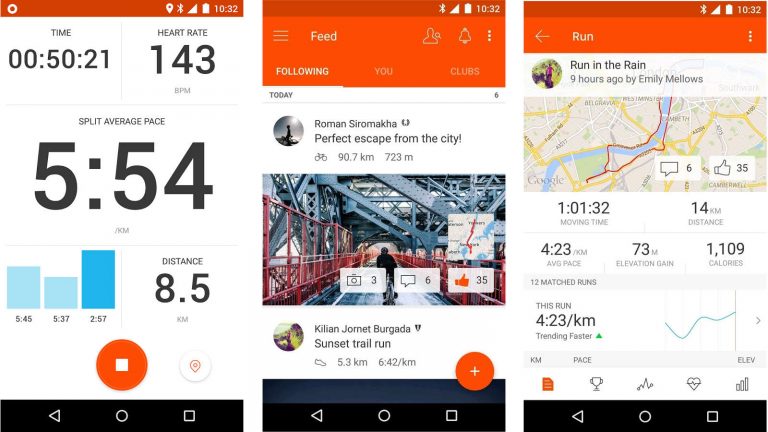 Fitness-App Strava