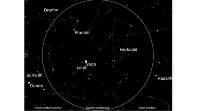 Sternbilder-Apps Verlust der Nacht