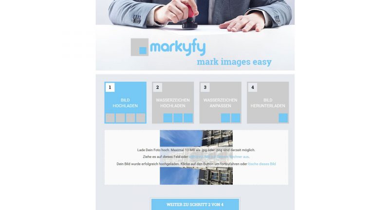 Anleitung Wasserzeichen markyfy Anleitung: Wasserzeichen erstellen bei markyfy