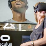 Nutzerin von Oculus Rift