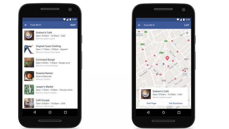 Facebook WLAN