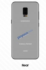Renderbilder des Samsung Galaxy Note 8