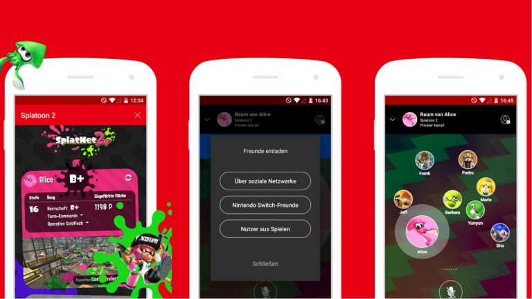Screenshots Nintendo Switch Online