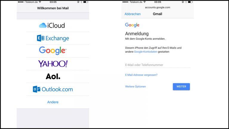 Kontakte verwalten von E-Mail importieren Kontakte aus E-Mail-Account auf dem iPhone importieren