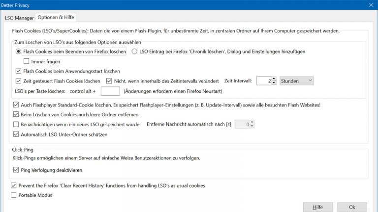 Anonym surfen im Web BetterPrivacy BetterPrivacy