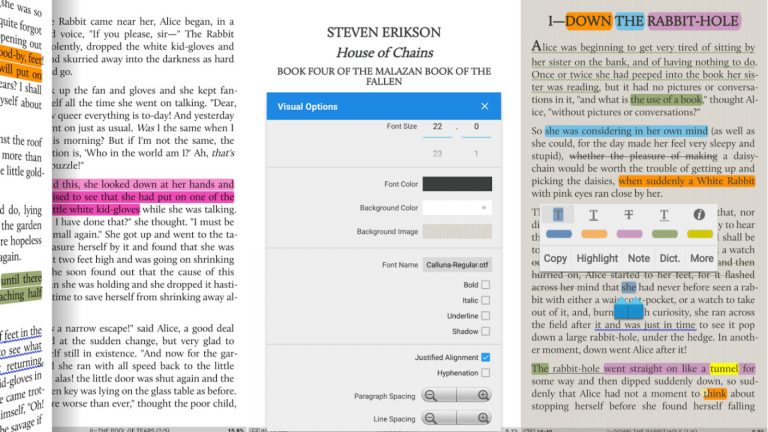 E-Book-Reader Apps für Android Moon+ Reader App für E-Books auf Android
