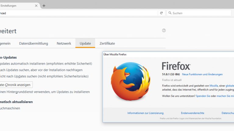 Firefox schneller machen about:preferences advanced Firefox beschleunigen und schneller machen