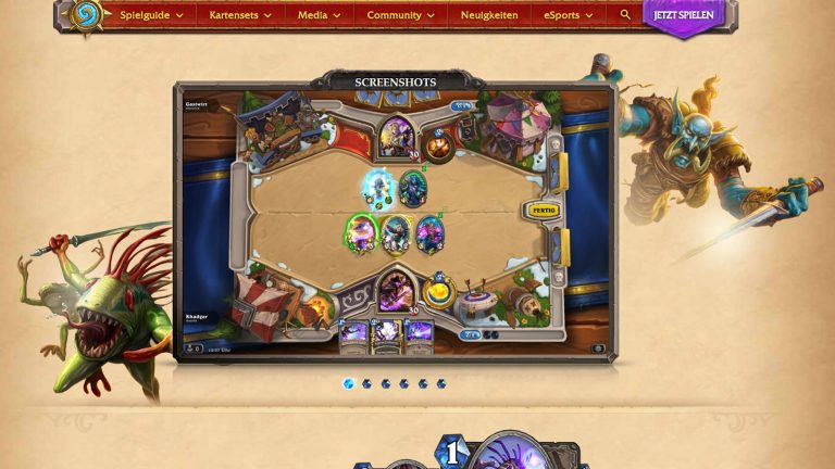 Hearthstone Menü