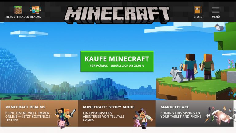 Minecraft spielen