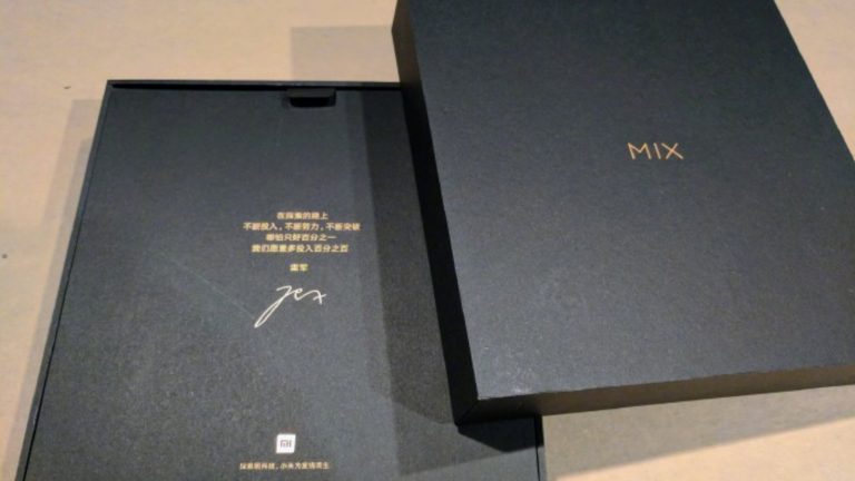 Xiaomi Mi Mix 2 auf Weibo Xiaomi Mi Mix 2 auf Weibo
