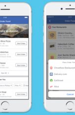 Facebook Lieferdienst-Feature