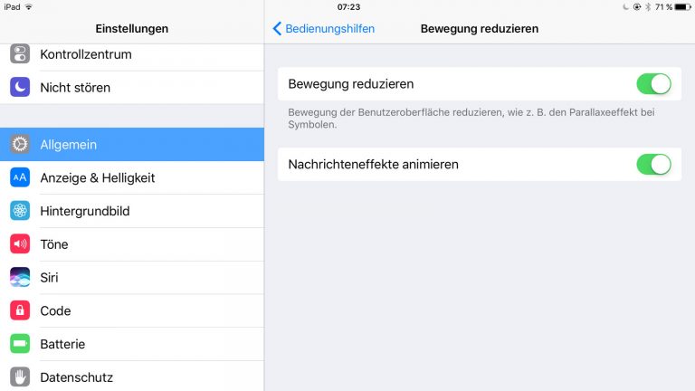 iPad zu langsam: So wird es schneller Bewegung auf dem iPad