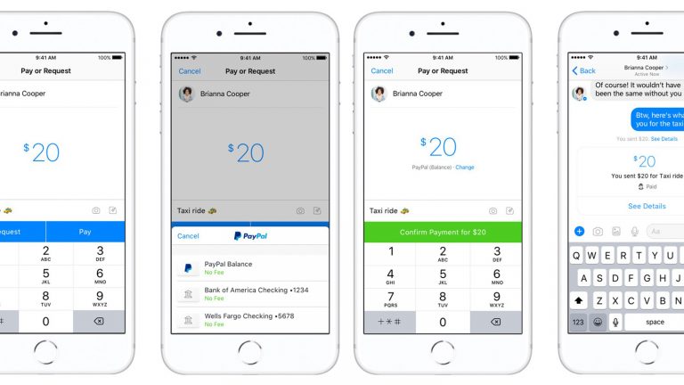 PayPal im Facebook Messenger