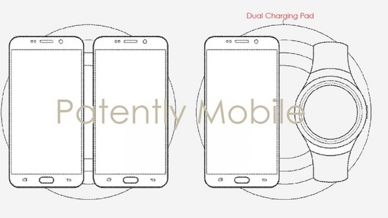 Samsung beantragt Patent für Multi-Ladestation Skizze Ladestation