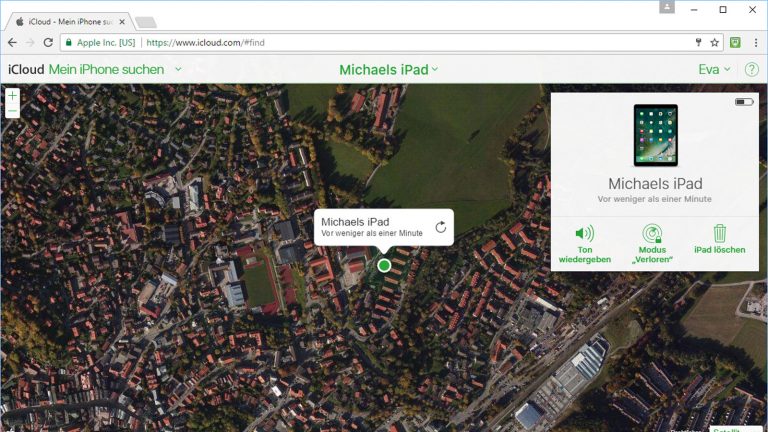 iOS-Smartphone orten mit der iCloud