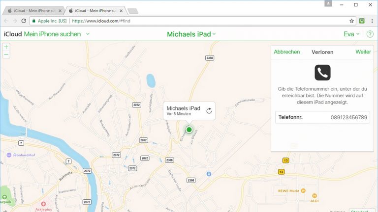 iOS-Smartphone orten mit der iCloud