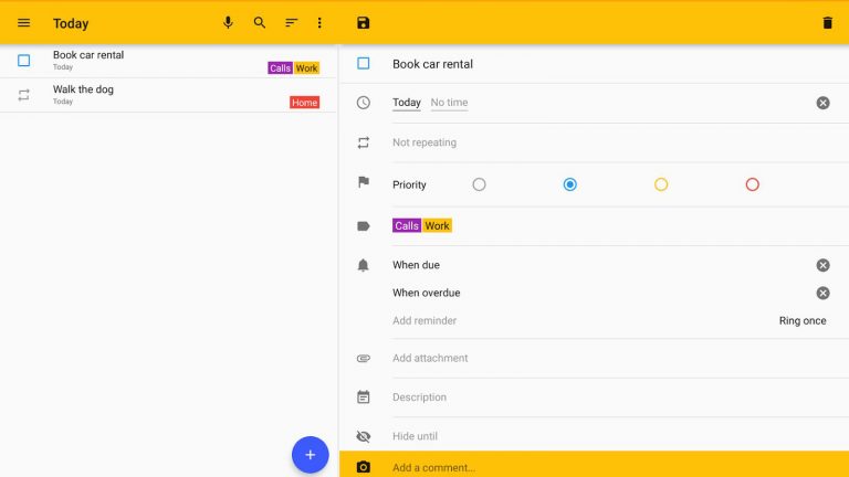To-do-Apps Astrid Die To-do-App Astrid für Android