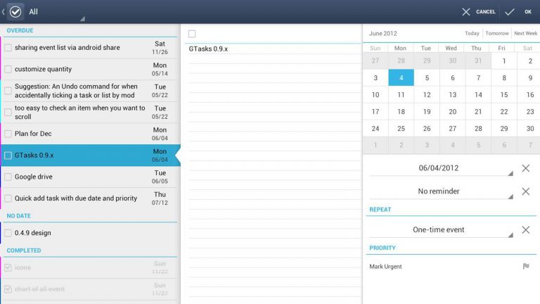 To-do-Apps GTasks Die To-do-app GTasks