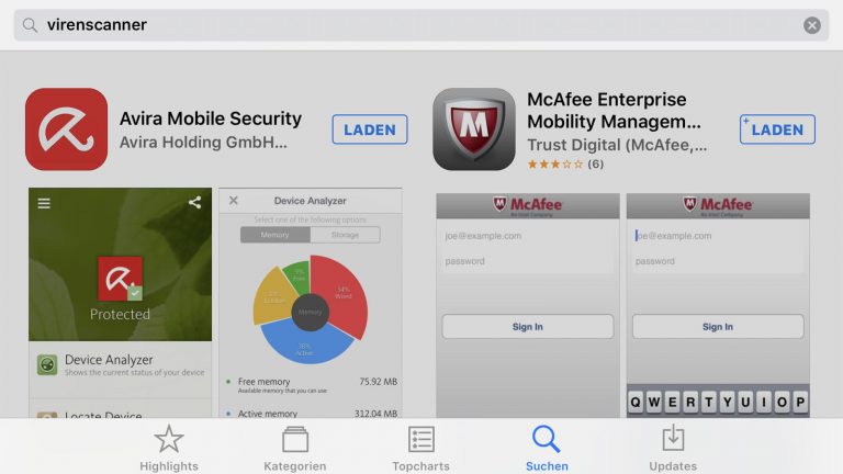 Virenschutz Smartphone iOS Anti-Virus-Apps für iOS