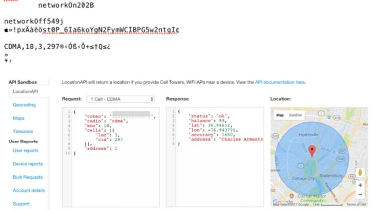 Cell-ID-Daten an Google übermittelt Screenshot Quartz