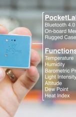 PocketLab Weather mit Spezifikationen und Funktionen aufgelistet