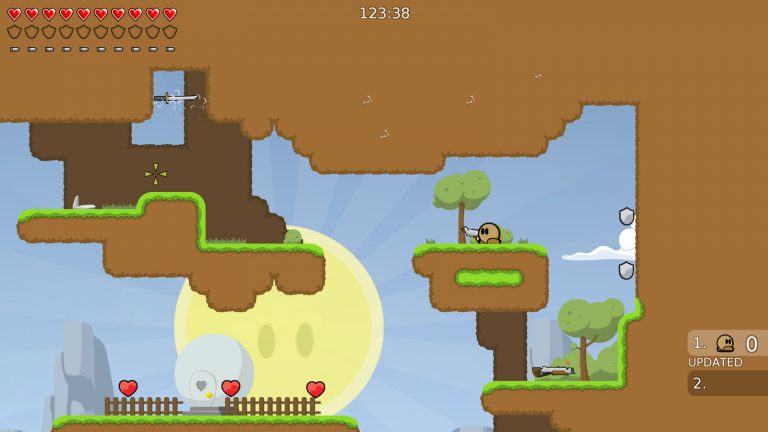 Multiplayer Games Teeworld In Teeworld wird man selbst zum Smiley