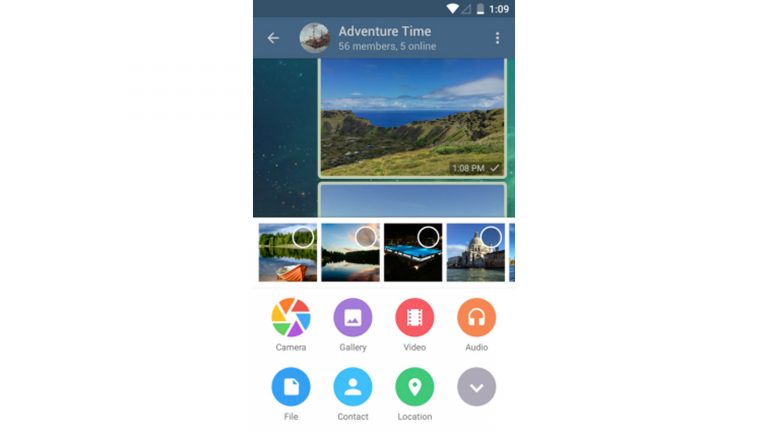Telegram Messenger Dateien Telegram empfängt verschiedene Dateiformate