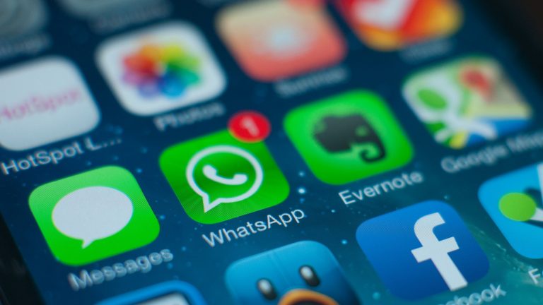 WhatsApp-Icon auf dem Homescreen