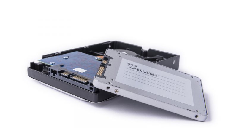 SSD-Festplatte beschleunigt Windows 10 PC